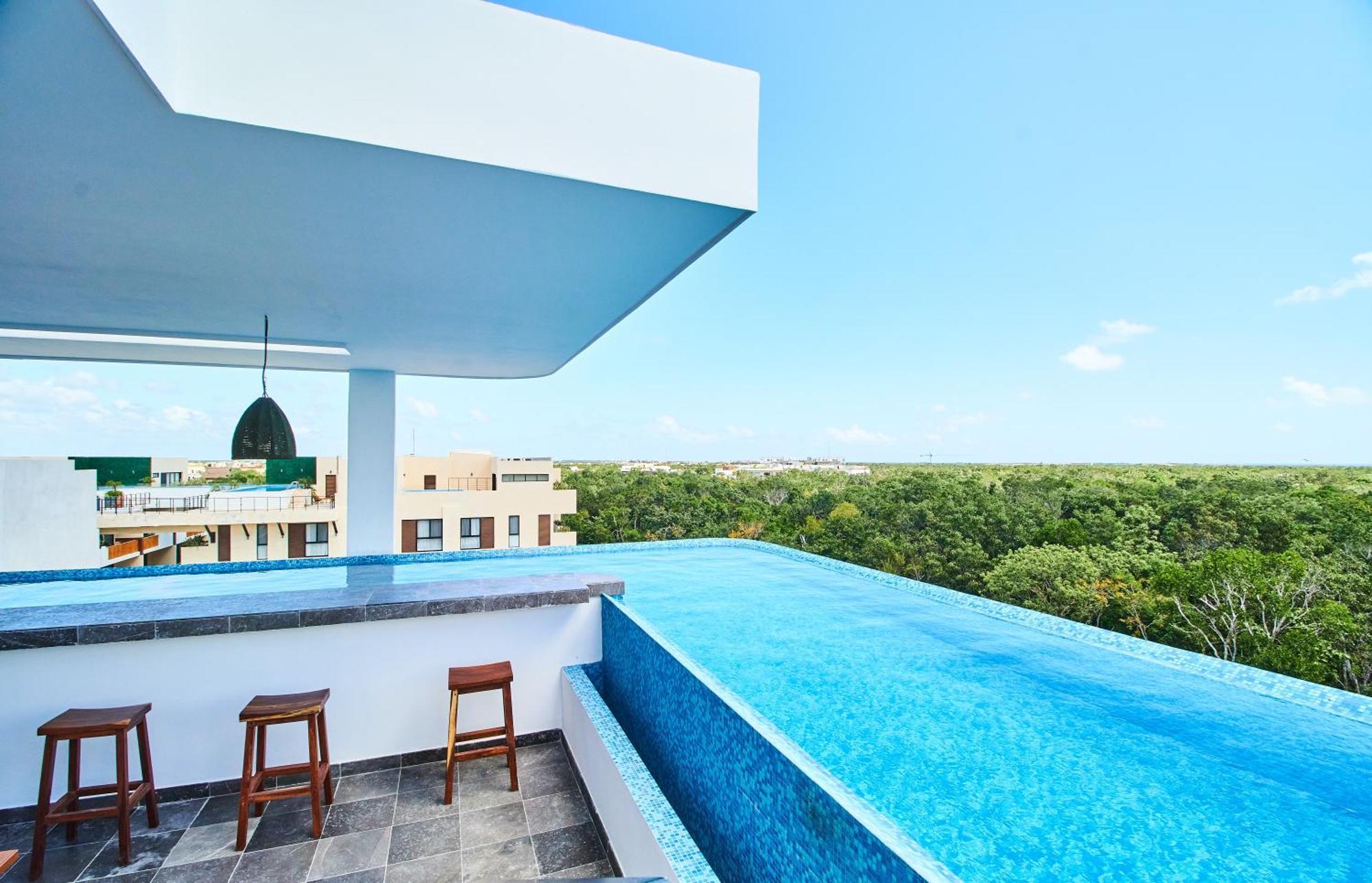 Appartamento Luxury Penthouse With Private Pool In Aldea Zama Tulum Esterno foto